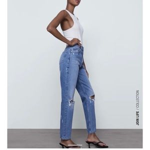 NWT Zara Mom Jean